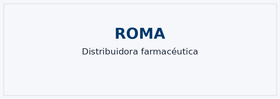 Roma Distribuidora farmacéutica